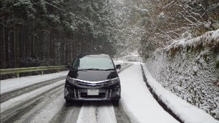 吹雪の脊振ダムへドライブ・・・のはずが＞＜；