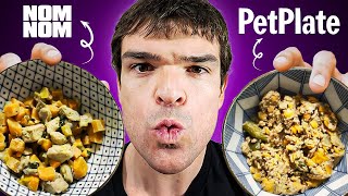 I EAT DOG FOOD: Nom Nom vs PetPlate Recipes Compared
