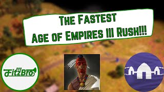 The Fastest Rush in AOE III DE