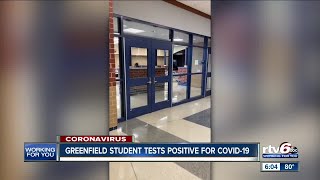 Greenfield Central Junior High students tests positive for COVID-19