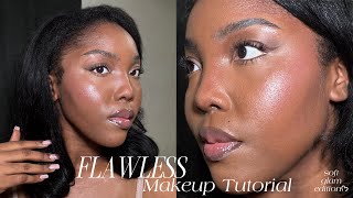 Flawless Everyday Makeup Tutorial | how I achieve the perfect glowy skin look quick and easy makeup!