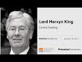 Lord Mervyn King on Central Banking