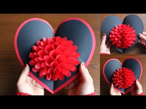 DIY Flower Pop up Card-Paper Crafts-Handmade Craft DIY Flower Pop up Card-Paper Crafts-Handmade Craft