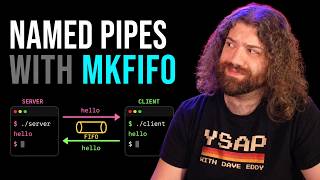 Named Pipes with `mkfifo` - Bash Scripting Course (pt52)