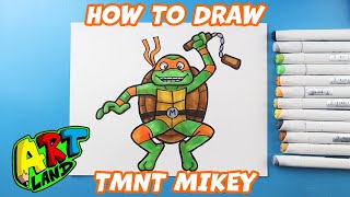 How to Draw Mikey | Teenage Mutant Ninja Turtles: Mutant Mayhem
