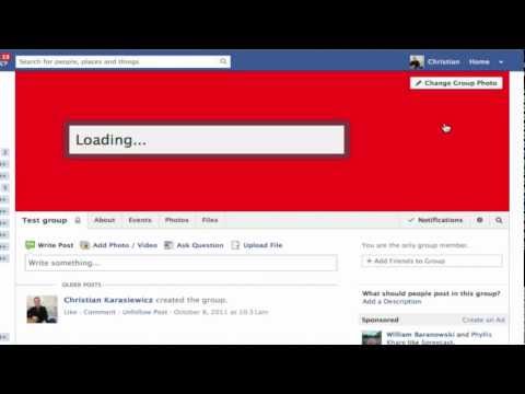How to change your Facebook group photo cover How to change your Facebook group photo cover