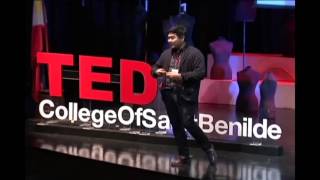 Finding One's Self: making a life VS. making a living. | Revo Naval | TEDxCollegeofSaintBenilde