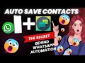 HOW TO SAVE WHATSAPP CONTACTS AUTOMATICALLY,THE FASTEST WAY USING AUTORESPONDER in 2023{Download HD}