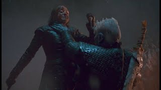 Arya Stark Kills the Night King (Game of Thrones Season 8 Episode 3)