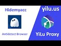 Hidemyacc Antidetect Browser Integration With YiLu Proxy - yilu.us