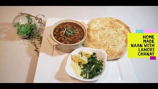 Naan without tandoor || Home made  three cups of naan recipe (English subtitle)