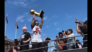 300万人参加的的nba冠军游行！连加拿大总理都来了！猛龙总冠军！！！！！！