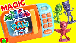 Paw Patrol and PJ Masks Magical Microwave with SLIME