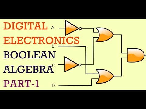 Digital Electronics | Lecture-12 | Boolean Algebra | Part-1 - YouTube