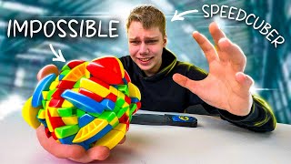 Can a professional speedcuber solve this impossible Rubik`s cube?