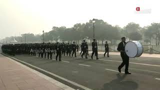 Republic Day 2023: Rehearsals For Parade Underway At Vijay Chowk In Delhi