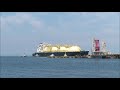 lng sakura　入港　lngタンカー liquefied natural gas tanker