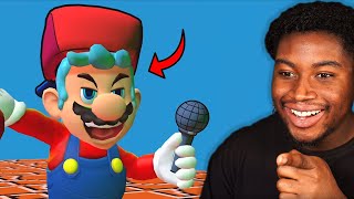 FUNNY MARIO TRY NOT TO LAUGH CHALLENGE!