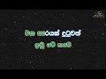 thawa dawasak hamu wee karaoke without voice තව දවසක් හමු වී කැරෝකේ