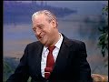Rodney Dangerfield Almost Makes Carson Fall Out of His Chair Laughing  Carson Tonight Show