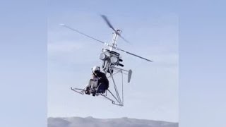 70-year-old crashes with self-built helicopter