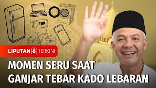 Momen Seru Saat Open House Virtual Ganjar Pranowo Sekeluarga Bagi-Bagi Kado Lebaran Untuk Masyarakat