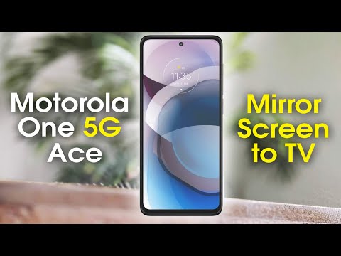 Motorola One 5G Ace Cómo duplicar su pantalla en un televisor Moto One 5G Ace Play en el televisor