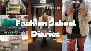 my first day at the FRA || Fashion school diaries🎀