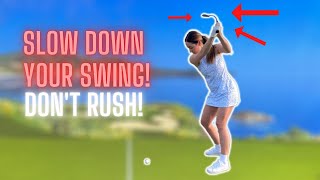 SWING SLOWER TO HIT CONSISTENTLY FARTHER-IT'S TRUE! | Wisdom in Golf | Golf WRX | Lag Shot Golf |