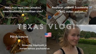 Paketti Suomesta \u0026 kotipäivä: puuhastelua ja höpöttelyä | TEXAS VLOGI