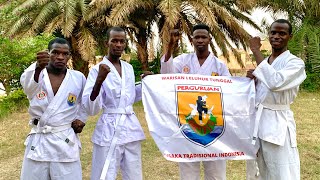 Training scene/Silat martial arts of walet puti in Sudan, Africa.    #martialarts#silatwaletputi