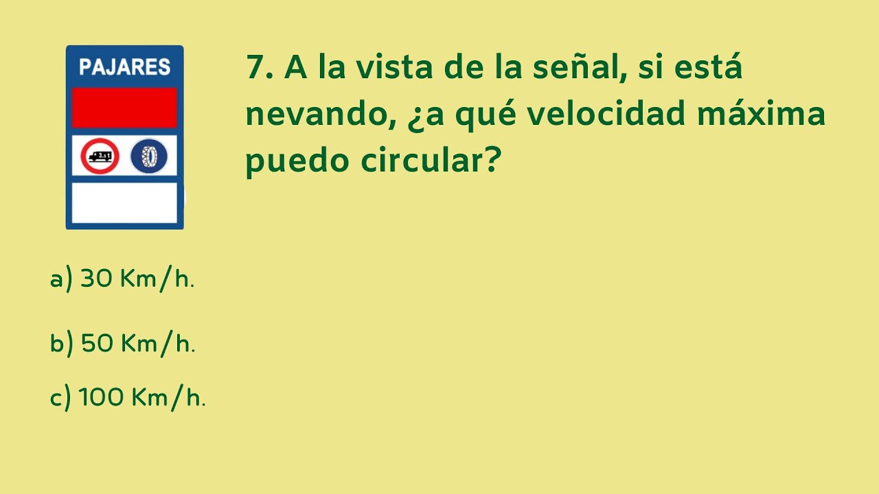 🔥 Pregunta 7 De EXAMEN DGT (Teórico B) - YouTube