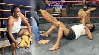 CWE | ( New Video 2020 )  Great Khali  के Wrestler  ने  Neetu Shatran Wala   बाले की बाजु तोड़ दी