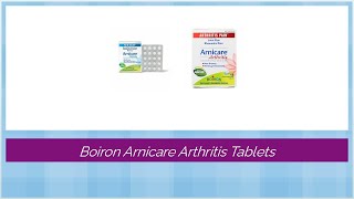 Boiron Arnicare Arthritis Tablets - Daring Reviews