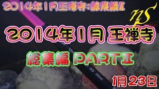 王禅寺　2014年１月14/21/23日の3日間　90オーバーのモンスターとminiバチが登場します。