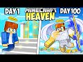 I Survived 100 Days in HEAVEN in Minecraft