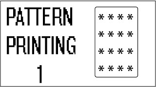 Pattern printing 1 (Rectangular * ) | C++