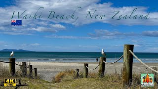 Waihi Beach, Tauranga, New Zealand 🇳🇿 (Waihī Beach) | 4K UHD | North Island Tour | Bay of Plenty |