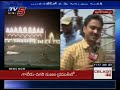 krishna pushkar harathi sets by boyapati srinu ferry ghat ibrahimpatnam tv5 news