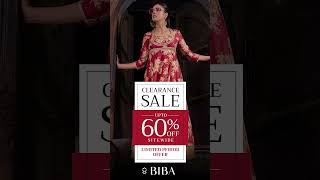 BIBA Clearance Sale is now LIVE. Get upto 60% off sitewide*.  Website - biba.in #notsponsored