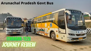 Itanagar to Tezu in brand new APSTS Buses | Arunachal Govt VOLVO B8R BS6 Review #TravelwithSoumit