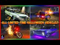 ALL Limited Time HALLOWEEN Vehicles - Cars & Bikes! (GTA 5 Online Halloween 2024 DLC Update)