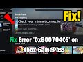 Fix Error '0x800704C6' on Xbox GamePass/Microsoft Store | xbox game pass pc error