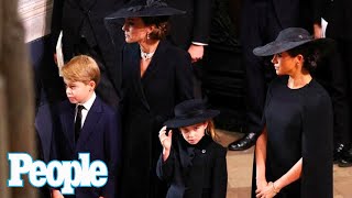 Prince George & Princess Charlotte Join the Royal Procession at Queen Elizabeth's Funeral | PEOPLE