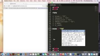 PHP Tutorial for beginners #9 Using VARIABLES in PHP