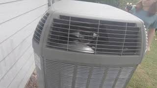 2011 Trane XL16i Air Conditioner Starting Up \u0026 Running