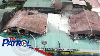 Eskuwelahan sa QC nasunog habang may fire drill; 4 sugatan | TV Patrol