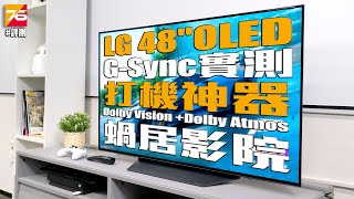 【電視評測】對應 Nvidia G-Sync : LG 48吋 OLED 電視機 OLED48CX 測試 | 睇戲 | 打機 | Dolby Vision IQ | 粵語 | 繁中字幕