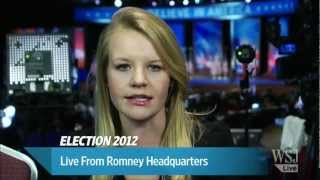 Early Report from Romney Headquarters - Election Night 2012