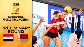 EGY vs. BLR - Full Match | Women's U20 Volleyball World Champs 2021